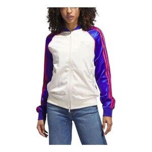 adidas Women's Satin SST Track Jacket in XL | Y2K Retro Streetwear | **NWT**